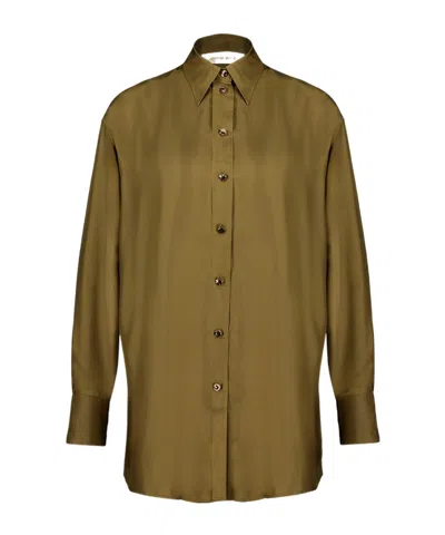 Zimmermann Long-sleeved Shirt In Green