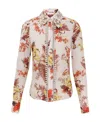 Zimmermann Matchmaker Tropical Long-sleeved Shirt In Nude