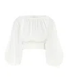 Zimmermann Long-sleeved Top In White