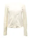 Shop Zimmermann Longsleeve Blouse In White Linen
