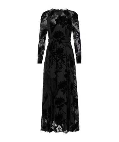 Zimmermann Long-sleeved Dress In Black