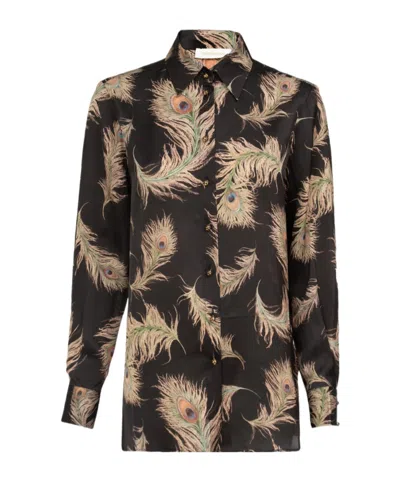 Zimmermann Long-sleeved Shirt In Multi