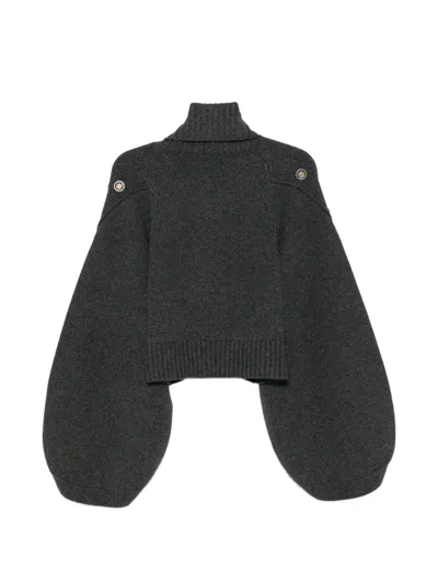 Zimmermann Long-sleeves Sweater In Grey