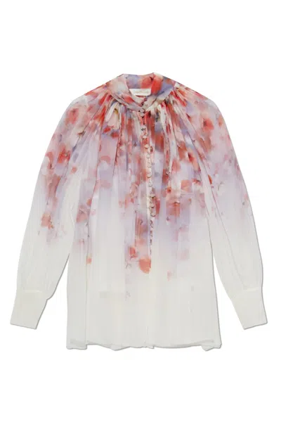 ZIMMERMANN SMOCK CRUSH BLOUSE