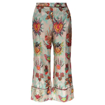 Zimmermann ≈ Lovestruck Relaxed Pants In Multicolor Silk