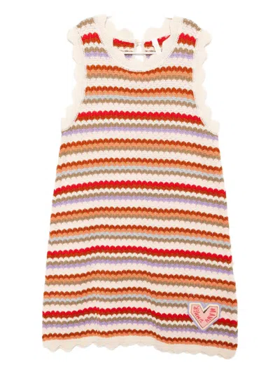 Zimmermann Kids' Luck Knit Dress In Multi