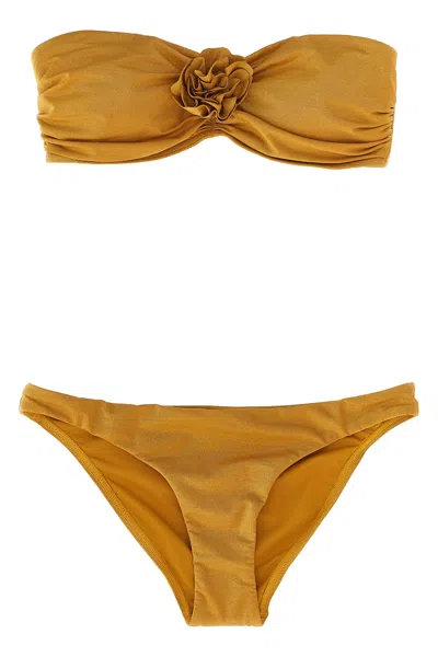 ZIMMERMANN 'LUCKY BANDEAU FLOWER' BIKINI