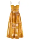 Zimmermann Lucky Corset Dresses Yellow In Yellow
