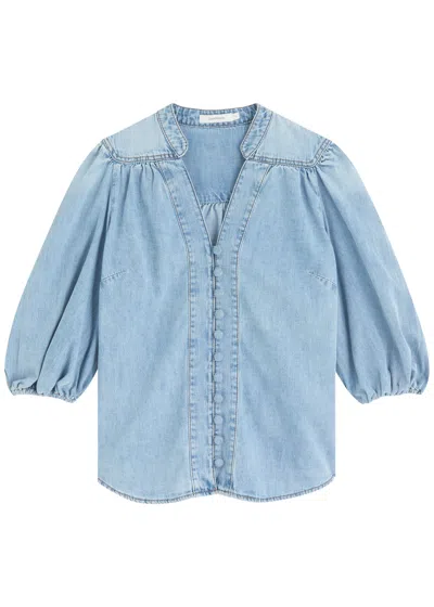 Zimmermann Lucky Denim Blouse