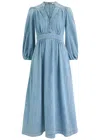 Zimmermann Lucky Denim Midi Dress