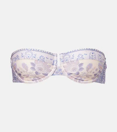 Zimmermann Lucky Floral Bikini Top