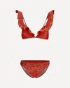 Zimmermann Bandana Printed Lucky Frill Bikini