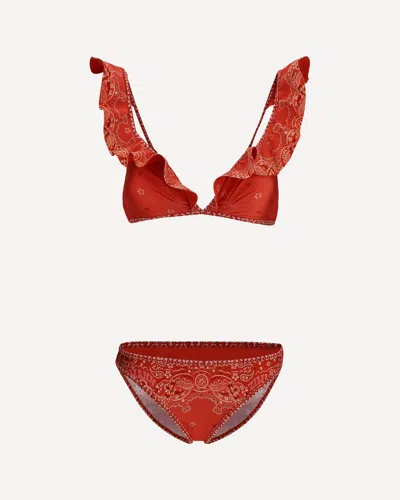 ZIMMERMANN LUCKY FRILL SWIMSUIT