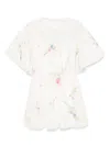 Zimmermann Lucky Lace-trimmed Linen Minidress In White