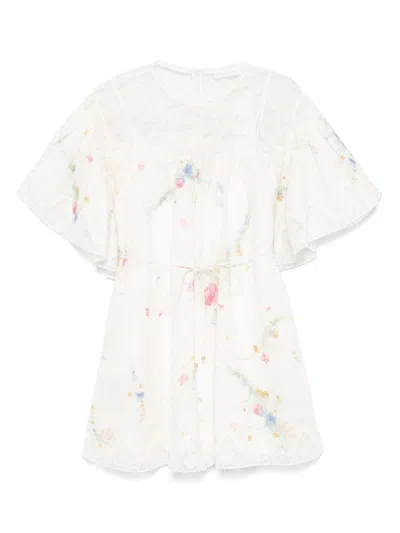 ZIMMERMANN ZIMMERMANN LUCKY LINEN MINI DRESS