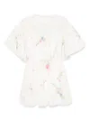 Zimmermann Lucky Lace-trimmed Linen Minidress