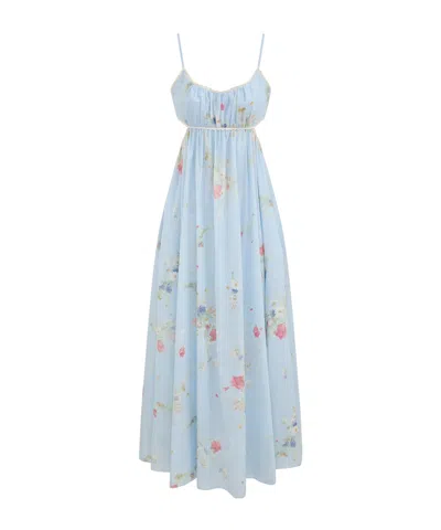 Zimmermann Lucky Picnic Maxy Dress In Multi