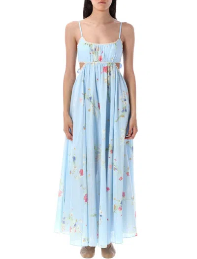 Zimmermann Lucky Picnic Maxy Dress In Multi