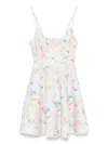 Zimmermann Lucky Lace-trimmed Floral-print Linen Mini Dress