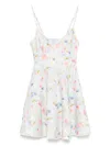 Zimmermann Lucky Mini Dress In White