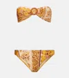 Zimmermann Lucky Printed Bikini In Yellow