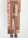 Zimmermann Lucky Printed Silk Trousers In Multi