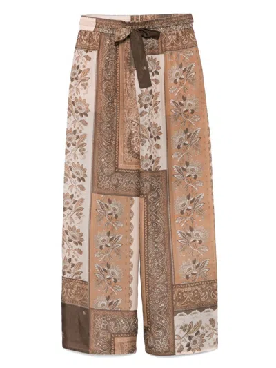 ZIMMERMANN LUCKY TROUSERS - WOMEN'S - SILK