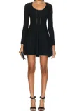 Zimmermann Luminosity Knitted Minidress In Black