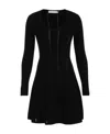 Zimmermann Luminosity Knitted Minidress In Black