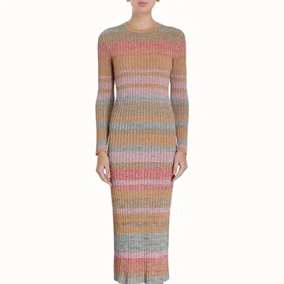 Zimmermann Luminosity Mouline Dress In Multi In Brown