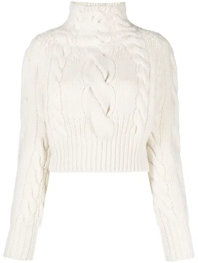Zimmermann Luminosity Cable-knit Wool Sweater In Cream