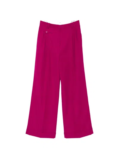 Zimmermann Luna Belt-loops Trousers In Multi