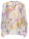 Zimmermann Luna Blouse In Multi