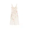 Zimmermann Luna Buttoned Picnic Dress In Cream Songbird In Neutral