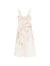 Zimmermann Luna Buttoned Picnic Dress In Cream Songbird In Neutral