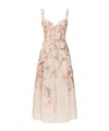 Zimmermann Luna Buttoned Picnic Dress In Cream Songbird