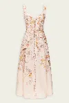 Zimmermann Luna Buttoned Picnic Dress In Cream Songbird In Neutral