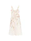 Zimmermann Luna Buttoned Picnic Dress In Cream Songbird In Multi