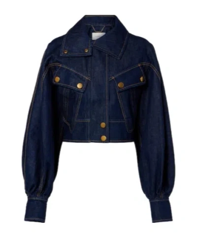 Zimmermann Luna Denim Jacket In Multi