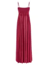 Zimmermann Strapless Gathered Jersey Gown In Brown