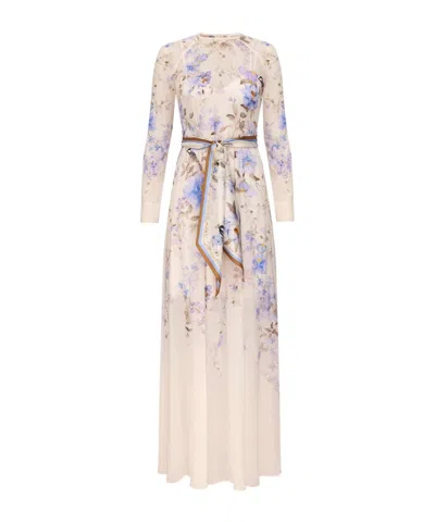 Zimmermann Luna Dress In Neutral