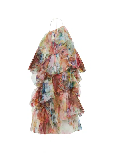 Zimmermann Luna Maxi Dress In Multicolor