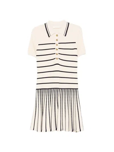 Zimmermann Luna Mini Dress In Neutral