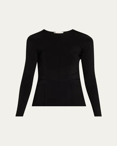 Zimmermann Luna Paneled Top In Black