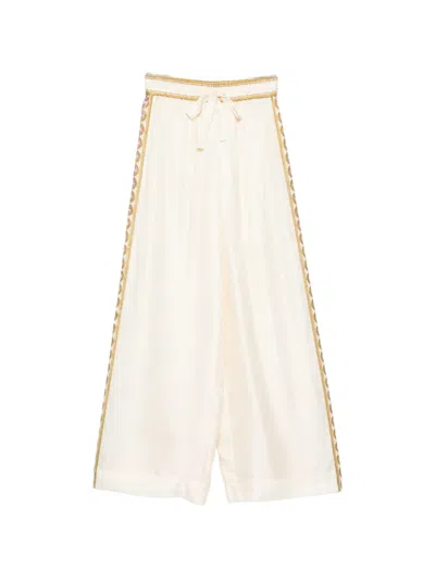 Zimmermann Luna Retro Trousers In White