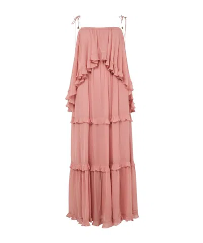 ZIMMERMANN LUNA RUFFLED DRESS