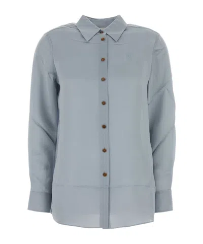 Zimmermann Long Sleeve Shirt In Gray