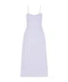 Zimmermann Kindred Spirit Luna Linen Midi Dress In Blue