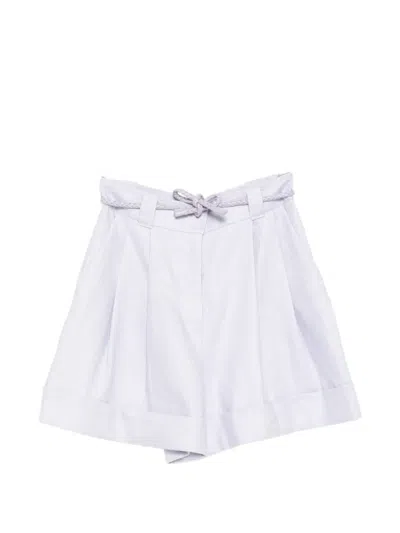 Zimmermann Luna Tailored Shorts In White