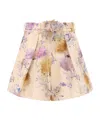 Zimmermann Womens Cream Dahlia Luna Floral-print Silk-blend Shorts Xs In Multi